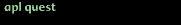 APL quest